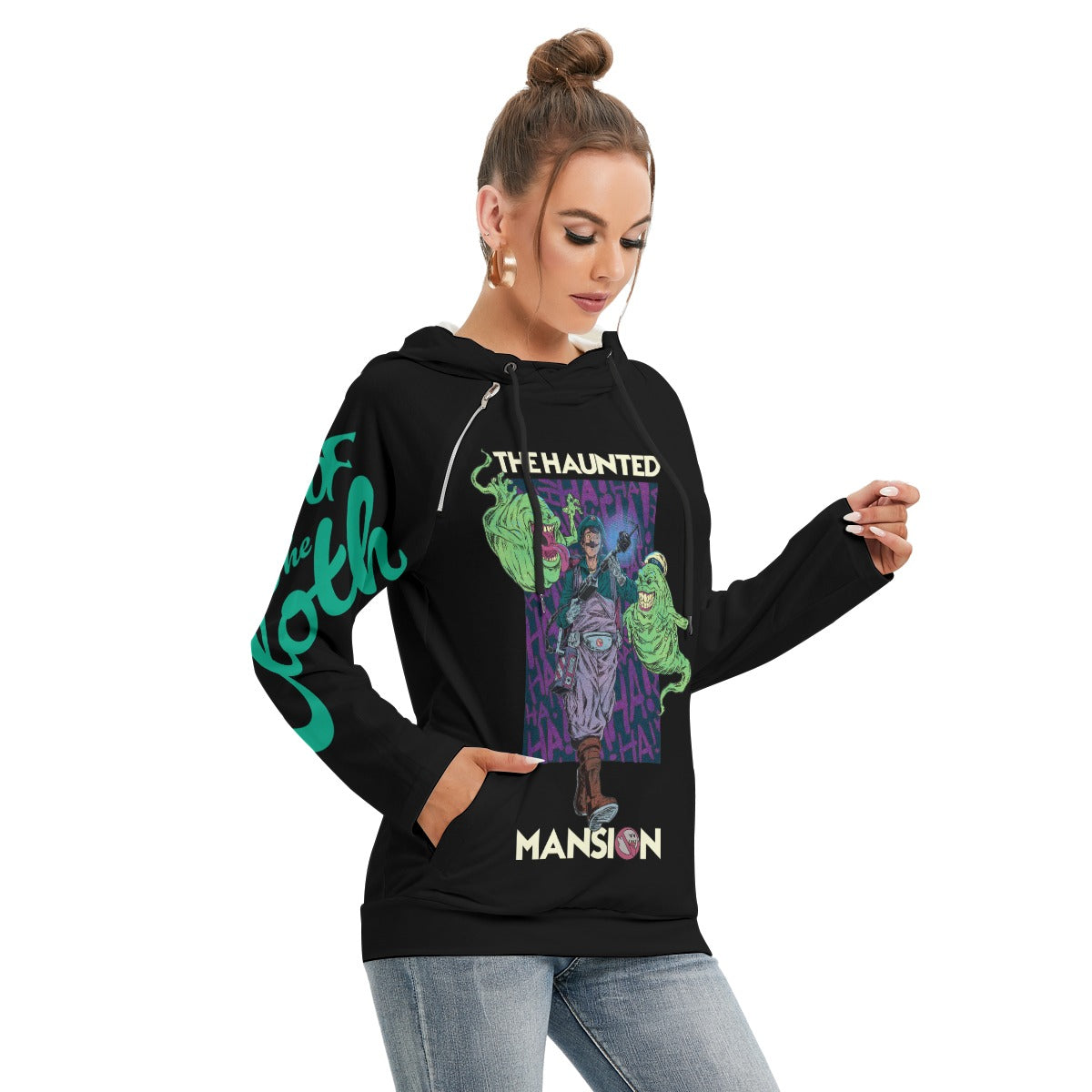 The Haunted Mansion Women's Hoodie With Double Hood