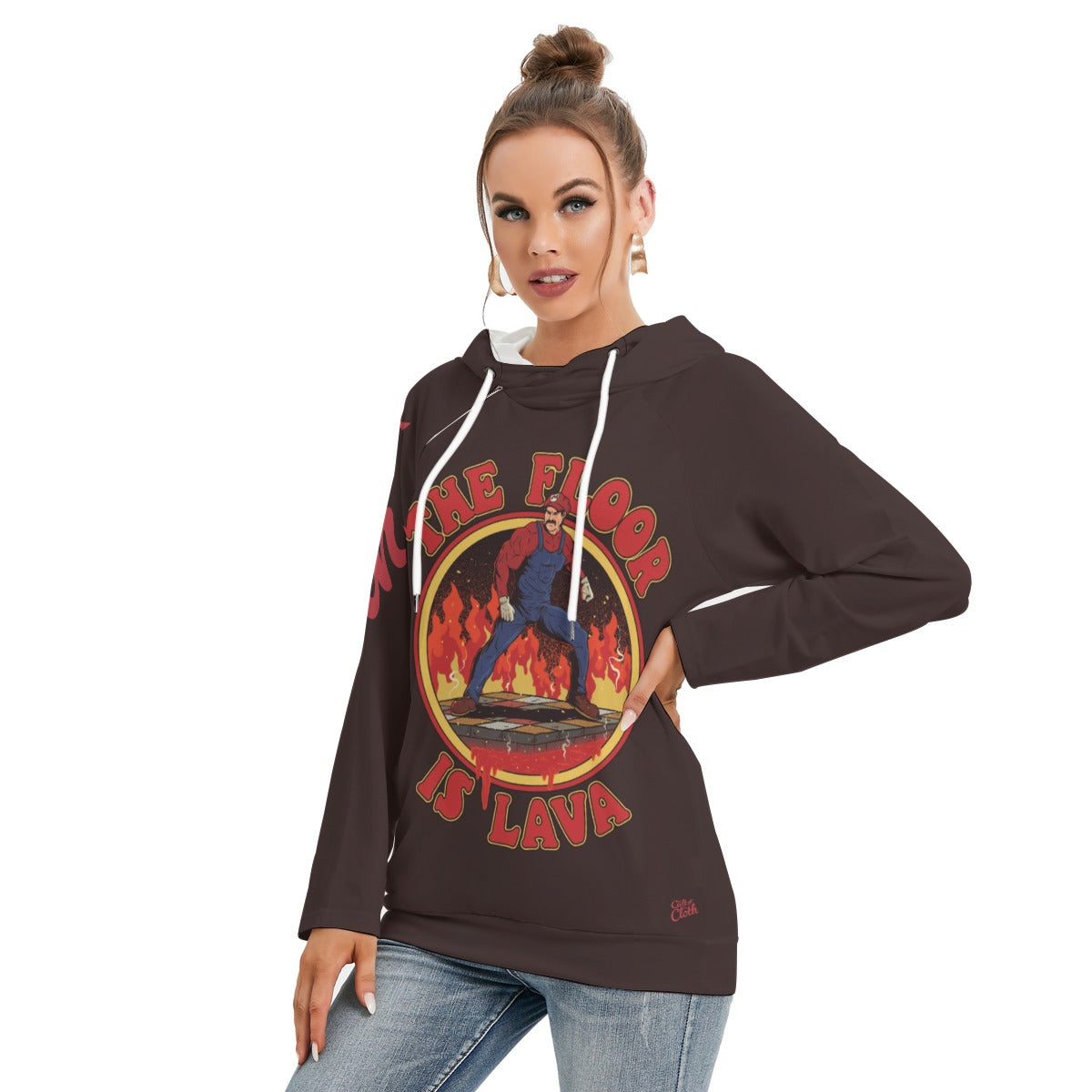 The Floor Is Lava Hoodie With Double Hood