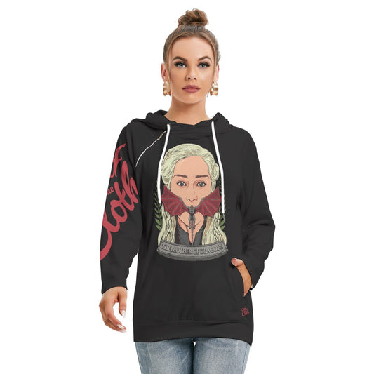 The Mother Of Dragons Women's Hoodie With Double Hood