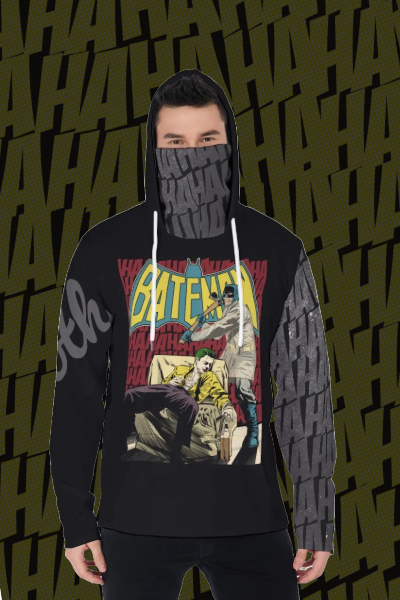 The Adventures Of Bateman Men's Pullover Hoodie With Mask