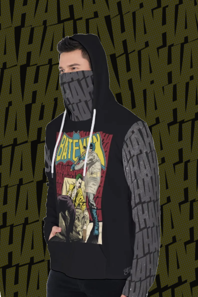 The Adventures Of Bateman Men's Pullover Hoodie With Mask