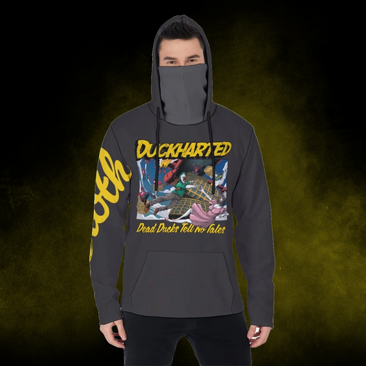 Dead Ducks Tell No Tales Men's Pullover Hoodie With Mask