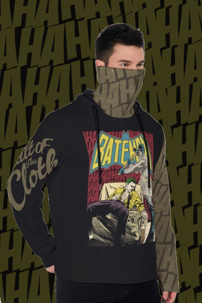 The Adventures Of Bateman Men's Pullover Hoodie With Mask