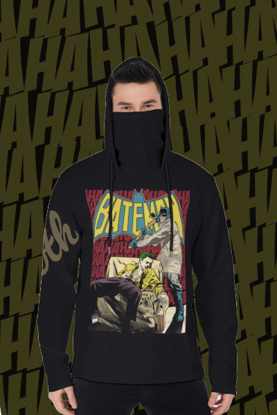 The Adventures Of Bateman Men's Pullover Hoodie With Mask