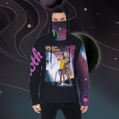 Lost in Squanch Men's Pullover Hoodie With Mask