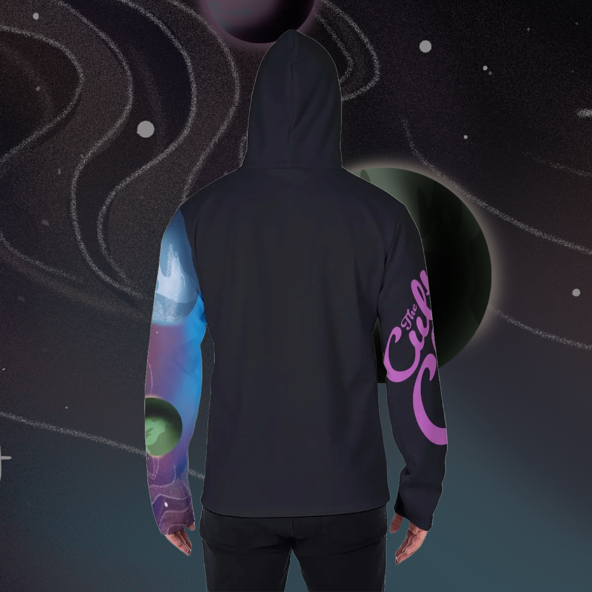 Lost in Squanch Men's Pullover Hoodie With Mask