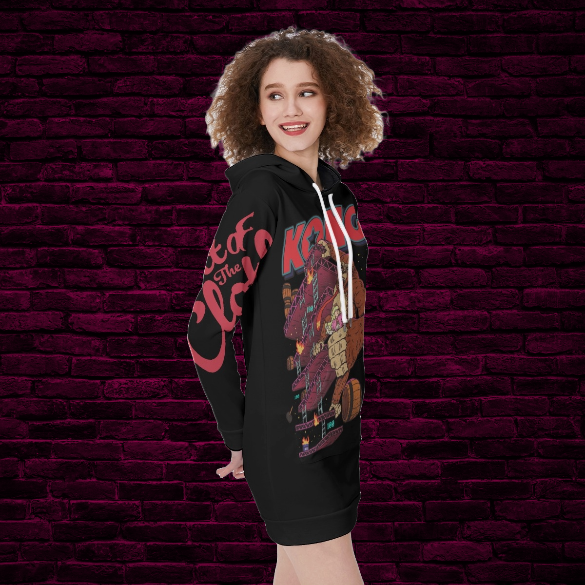 The Rise of Kong Women’s Hoodie Dress