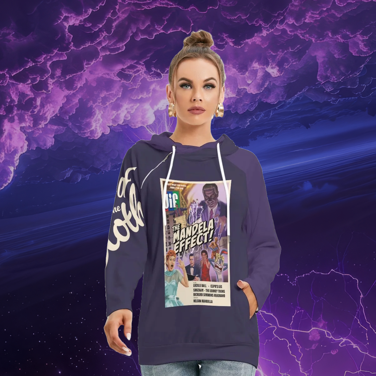The Mandela Effect Women's Hoodie With Double Hood